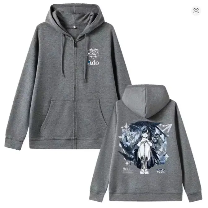 Ado World Tour 2025 Hibana Zipper Hoodie Men Women Fashion