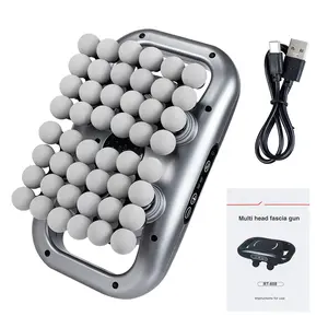 48 Head Fascia Gun Electric Muscle Massager, Portable Handheld Muscle Relaxer, Neck Shoulder Relaxer, Home and Travel Professional Tool, Perfect Gift