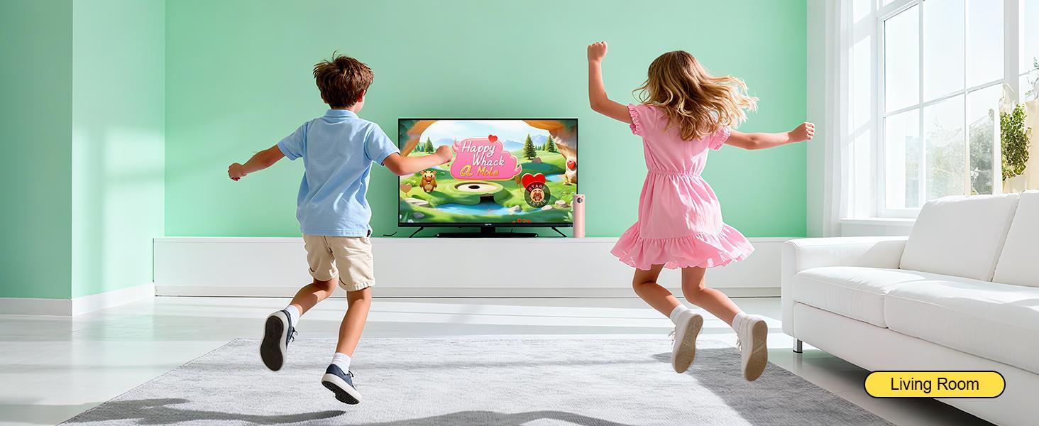 AR Motion Gaming Console: 28 Interactive Games Motion Sensor 2-Player Wireless Controllers & TV Hookup – Ultimate Family Entertainment System for Kids & Adults