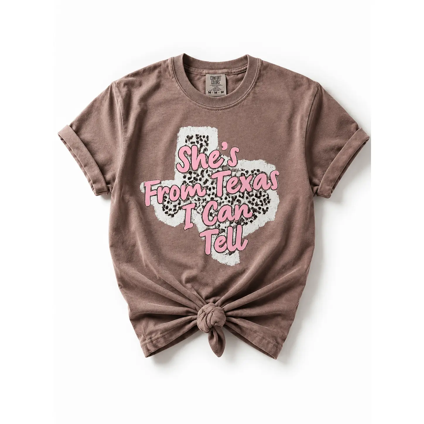 Plus/Reg Short Sleeve "She's From Texas..." Graphic Tee