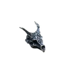GTHIC Stainless Steel Dragon Skull Pendant Gothic Skull Animal Pendant Necklace for Men Women Jewelry Gifts