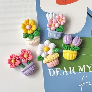 6/12pcs Cute Floral Refrigerator Magnets, Magnetic Stickers, Refrigerator Decorating Magnet, Flower Magnets, Multi-Scene Decorative Accessories for Office and Home, Creative Decoration, Perfect Seasonal Gift