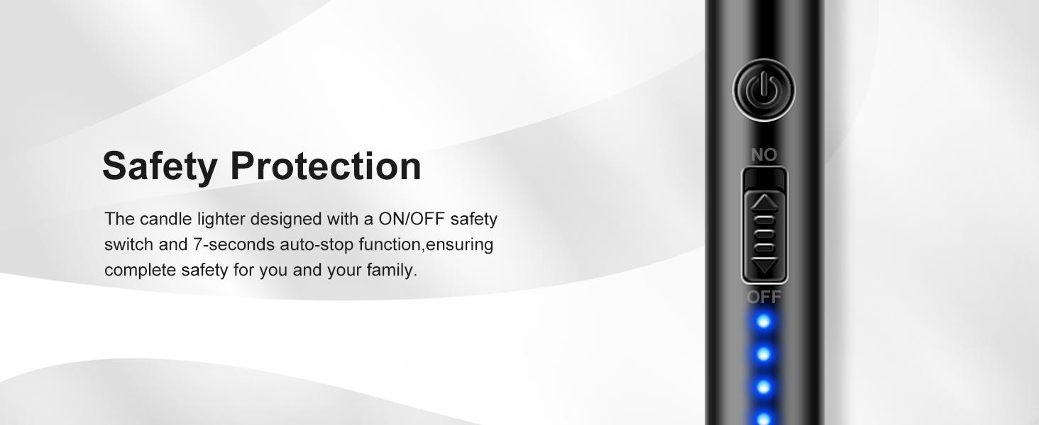 ISUNMEA 2 Pack Candle Lighter Windproof USB C Rechargeable Electric Lighters with 360° Flexible Neck & Safety Lock, Windproof Flameless Long Lighters Matches for Candle, Grill, BBQ, Camping, Gas Stoves
