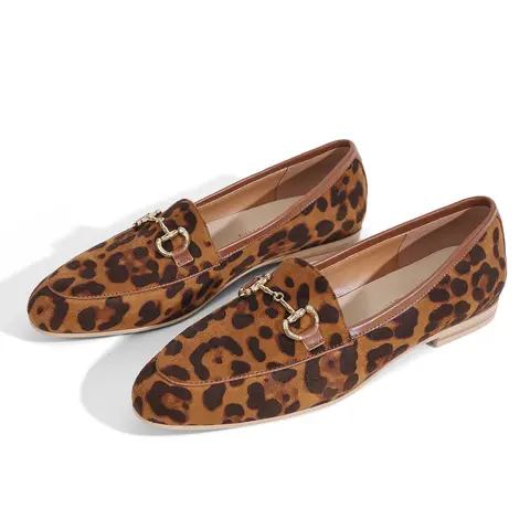 RONILURN Women's Elegant Design Synthetic Fabric Penny Loafers - Slip-Ins Shoes, Round Toe Flats for Women, Soft Rubber Sole, All-Seasons Work-to-Casual Office Footwear,outdoorfun