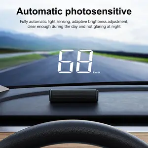 Car Speedometer HUD GPS Head Up Display Digital Speed Meter Windshield Projector For Vehicles Auto Electronics Accessories