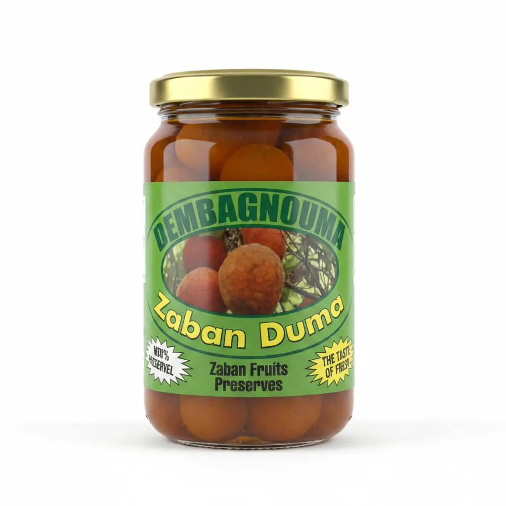 DembaGnouma Zaban - Maad- madd-   – Authentic West African Zaban Fruits Preserves 16.oz  | Traditional African Condiment
