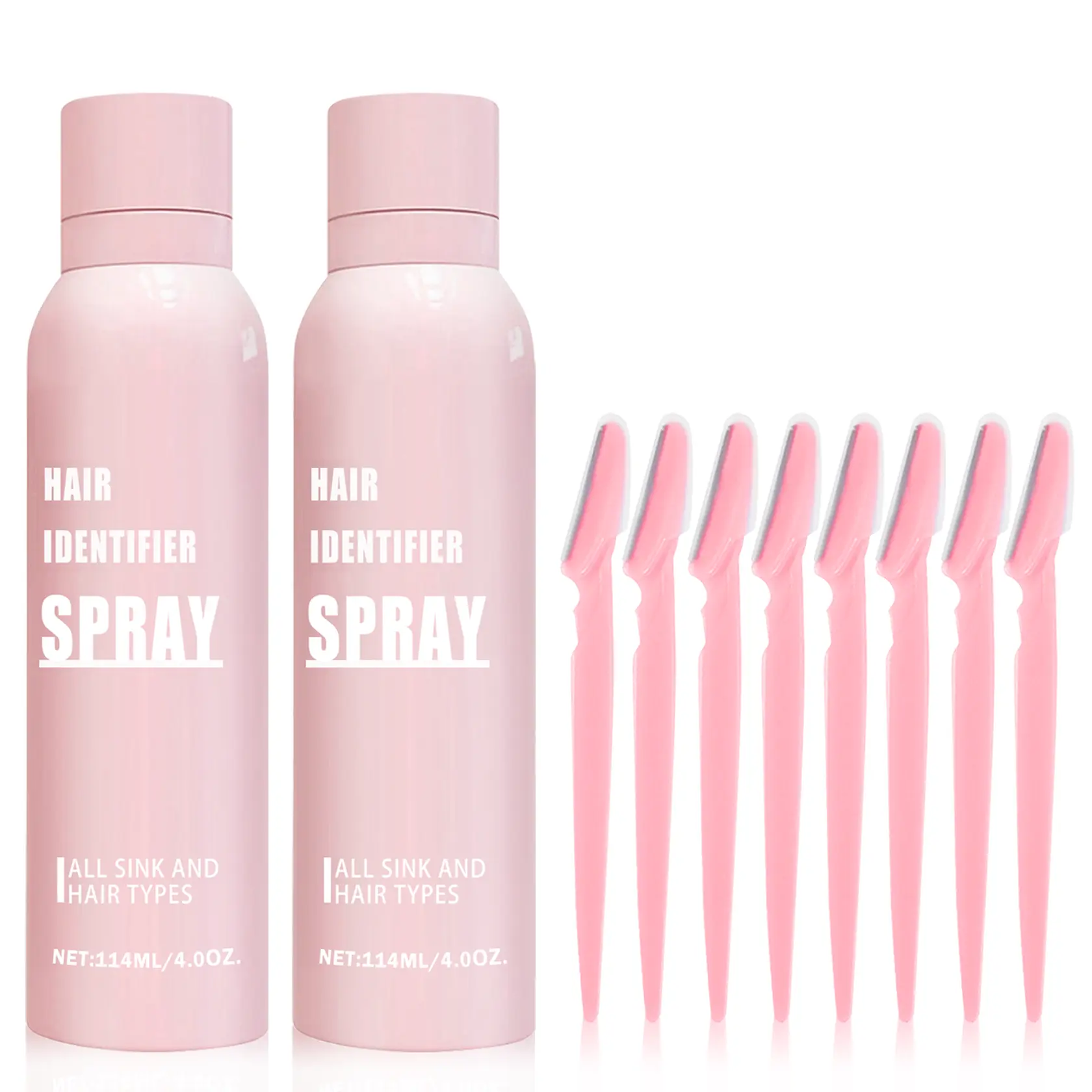 2-Pack Face Shaving Hair Identifier Spray for Women | Hydrating Dermaplaning Mist & Body Hair Removal Prep Spray for Smooth Skin
