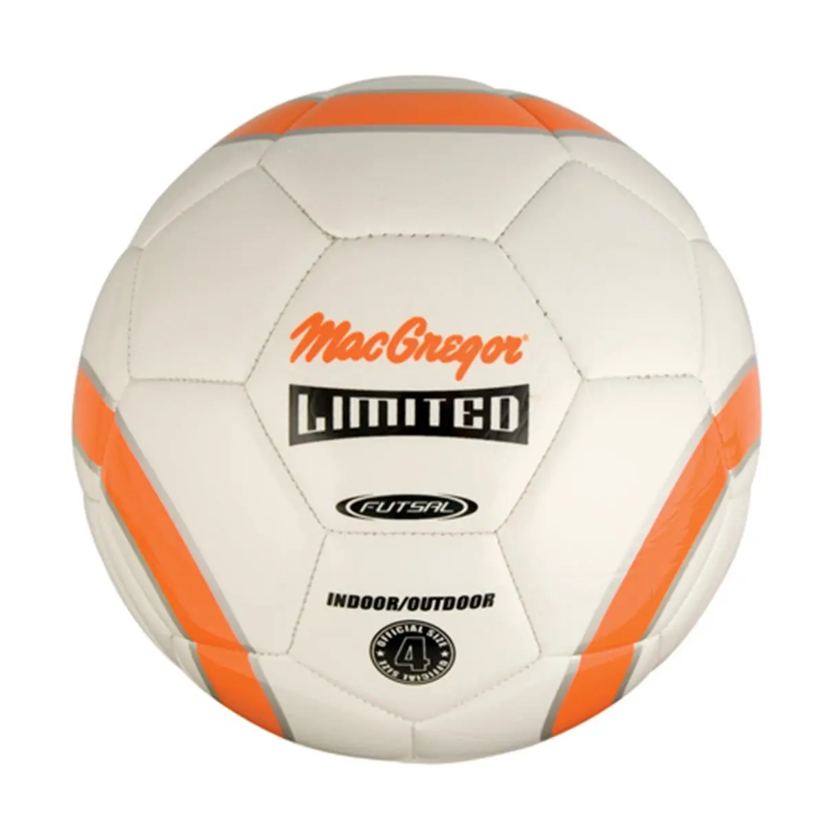 MacGregor Limited Edition Low Bounce Futsal Soccer Ball - Soft PVC Cover, Weight 0.916lbs, Indoor/Outdoor Futsal Play & Training Equipment