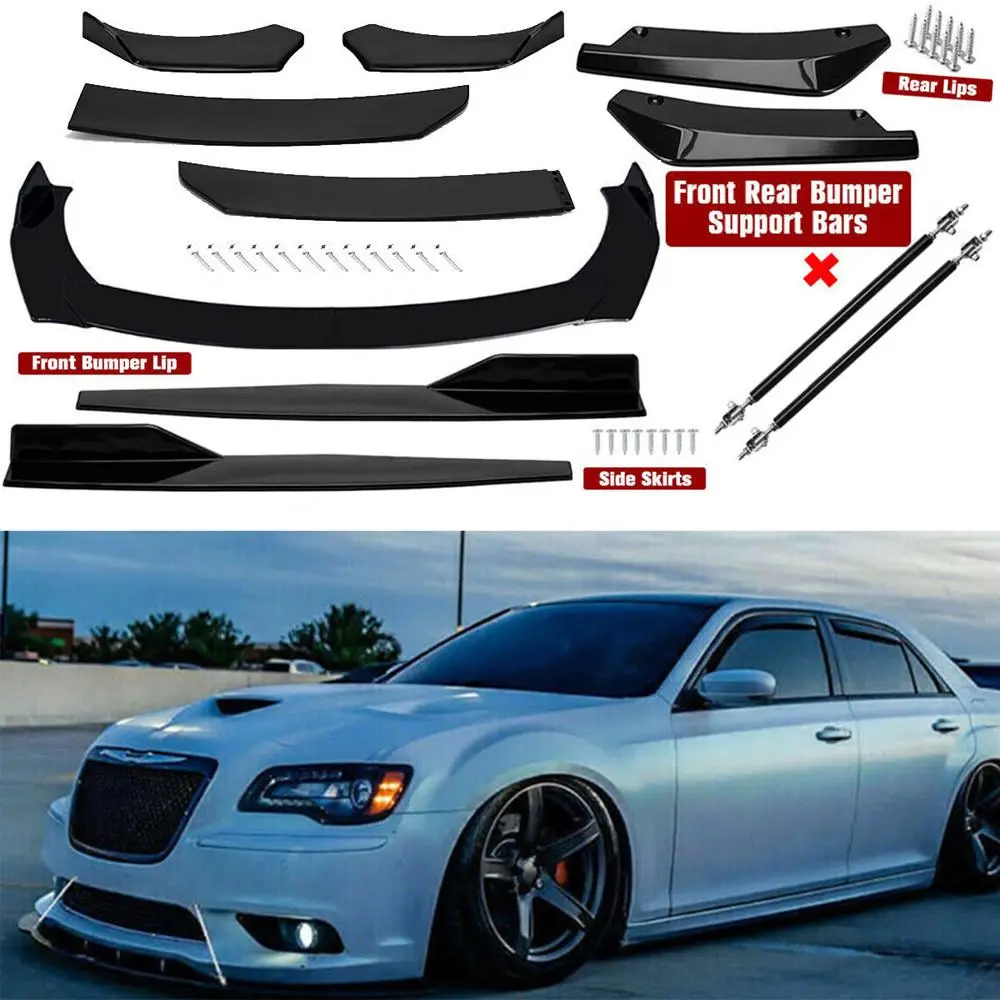 For Toyota Corolla Front Bumper Lip Chin Spoiler Body Kit /Side Skirt /Rear Lip