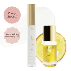 City Beauty Day & Night Lip Plumping Duo – 24-Hour Hydration for Dry, Thin Lips | City Lips Plumper + Night Oil for  Visibly Fuller, Softer Lips | Smooths the Look of Lip Lines & Wrinkles