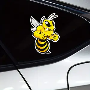 Angry Wasp Self-Adhesive Car Stickers - Novelty Car Bumper Stickers