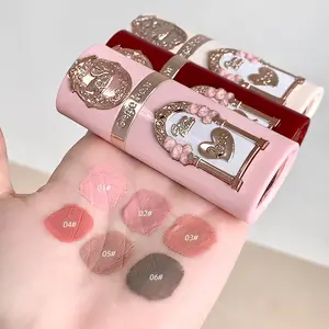 Gege Bear Swan Garden Blush Liquid Contour, Korean Style, Youthful Look, High Aesthetic, Strawberry Cupid, Affordable Student Makeup, Beauty Cosmetics