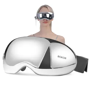 BOKOR Eye Massager with Heat - Eye Massager, Accupressure Massage with Vibration, Heated Eye Mask for Migraines, Dark Circles, Eye Strain, Dry Eyes & Improve Sleep - Birthday Gift Visit the BOKOR Store