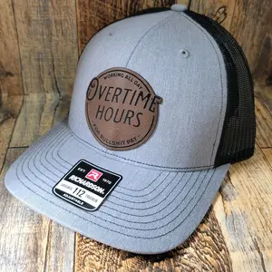 Overtime hours for bullshit pay hat snapback mesh richardson 112 Baseball Cap