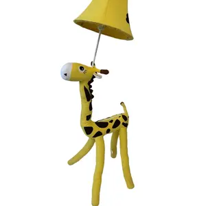Giraffe Night Lamp for Kids Room with Soft Colors and Distressed Finish - Perfect for Cozy Ambiance - Easy Adjustment of Height lights
