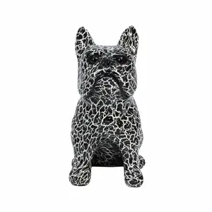 1 Bulldog Statue, Resin Dog Figurine, Home Decor, Living Room Ornament, Storefront Window Display, Perfect Gift