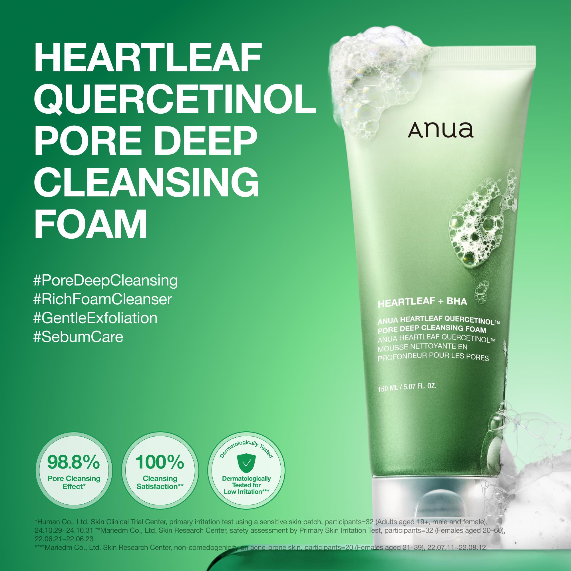 [Anua] Anua Essential Trio (Oil Cleanser + Deep Cleansing Foam + Calming Toner)｜Gentle Korean Skincare, Facial cleanser