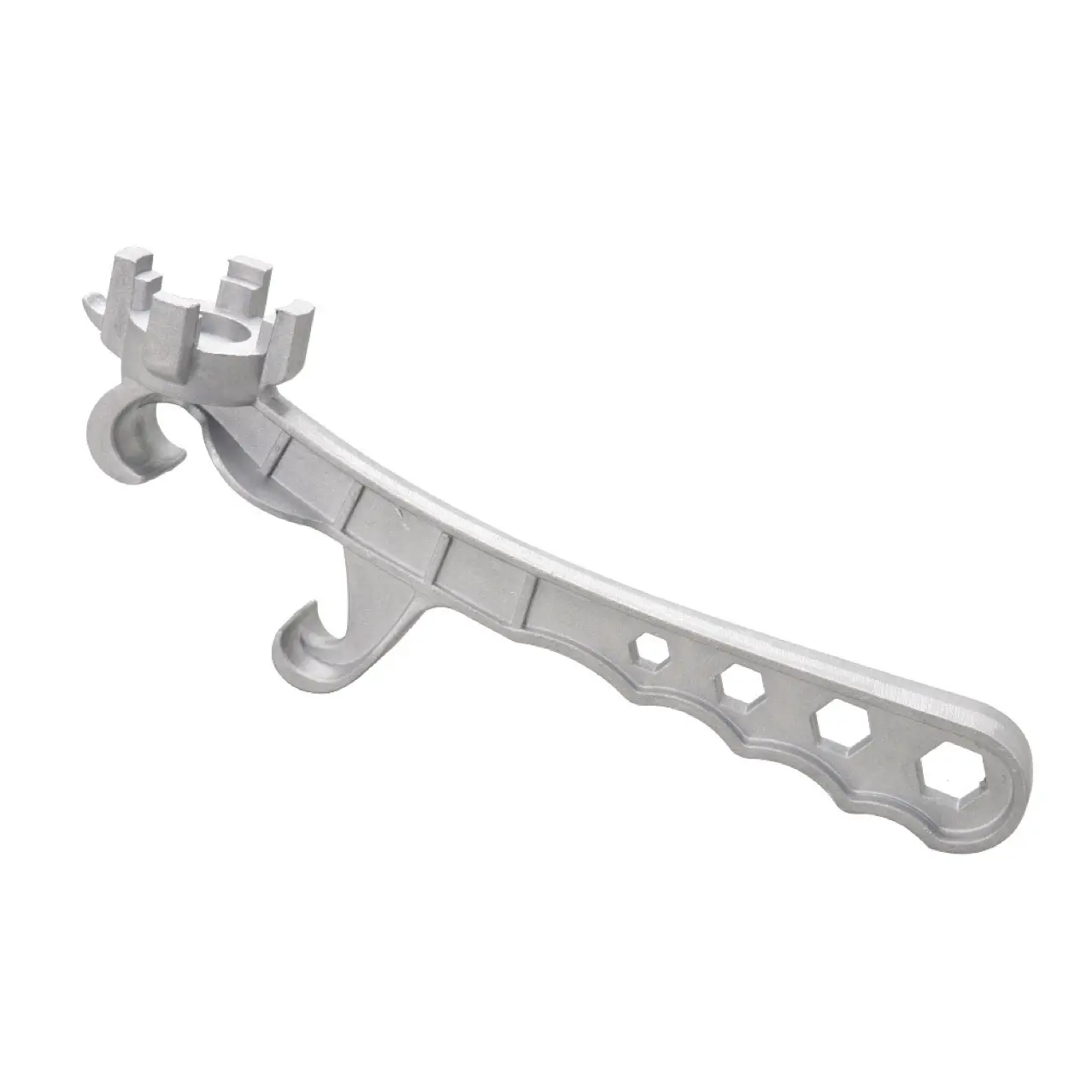 7-in-1 Aluminum Bung Wrench - Heavy Duty Drum & Bucket Opener for 5–55 Gallon Barrels, Non-Sparking Multi-Size Cap Removal Tool