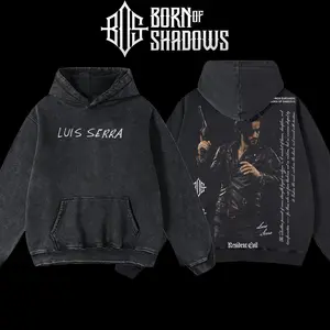 BOS4U Retro Vintage Limited Edition Resident Evil Luis Serra Navarro Men's Classic Cotton Apparel - Hoodie & T-Shirt, Menswear Tops