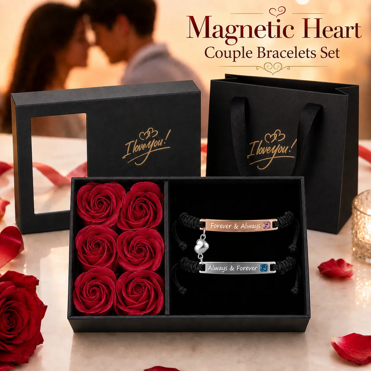 Generic Birthday Gifts for Women, 6/8 Preserved Long-Lasting Flowers Rose Gifts in Gift Box, Rose Gift for Wife,Girlfriend,Boyfriend, Anniversary Wedding for Her