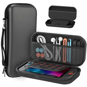 Eva Switch Host Bag for Nintendo Switch 2 Game Console Portable Travel Case with 10 Card Slots Waterproof Shockproof Storage Pouch
