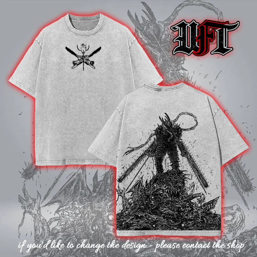 Chainsaw man pochita good denji anti devil hero of hell anime game movie 2 sided washed tshirt graphic tees sweatshirt hoodie menswear