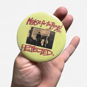 The Ejected Punk Pin Large 3 Inch Button with Noise for the Boys EP Design for Music Fans