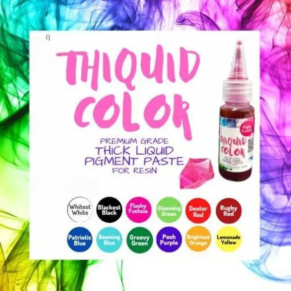 Thiquid Liquid Concentrated Pigment for Epoxy Resin Art