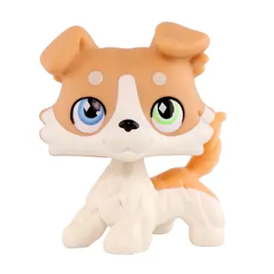 DIY Vanilla Collie Mini Pet Figure Painting Kit - Customizable, Educational Craft Toy for Kids, Doll Making Specialty DIY Supply