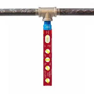 SPRINKLER INSTALLATION TORPEDO LEVEL WITH PIPE ADAPTER. LevTech Plumber's P86 Magnetic Level + Adapter fits on pipe for plumb accuracy. Allen Wrench Compatible