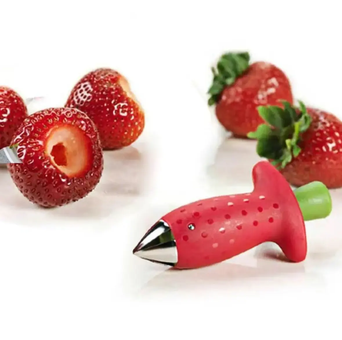Strawberry Huller, Portable Mini Multifunctional Fruit Corer, Kitchen Gadgets Supplies for Outdoor Camping, Solo camping, Glamping, Kitchen Tools,
