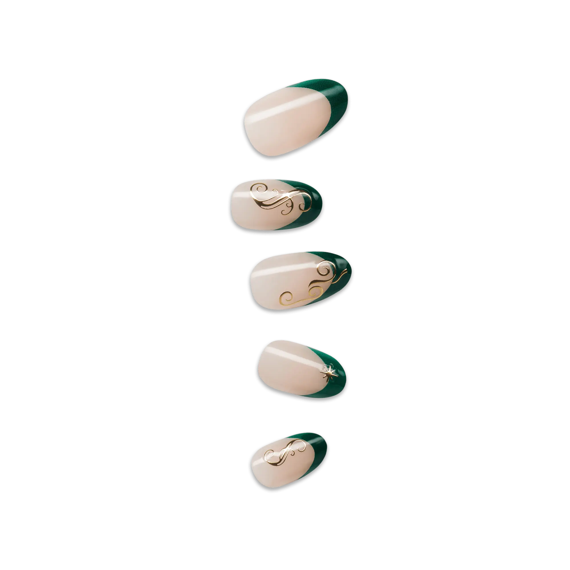 WICKED X imPRESS Press On No Glue Nails | Always Been Green