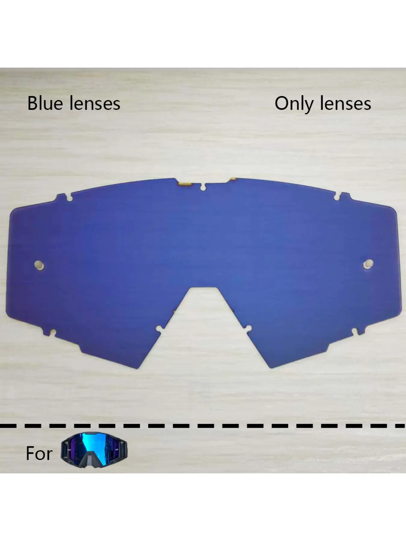 Blue lens