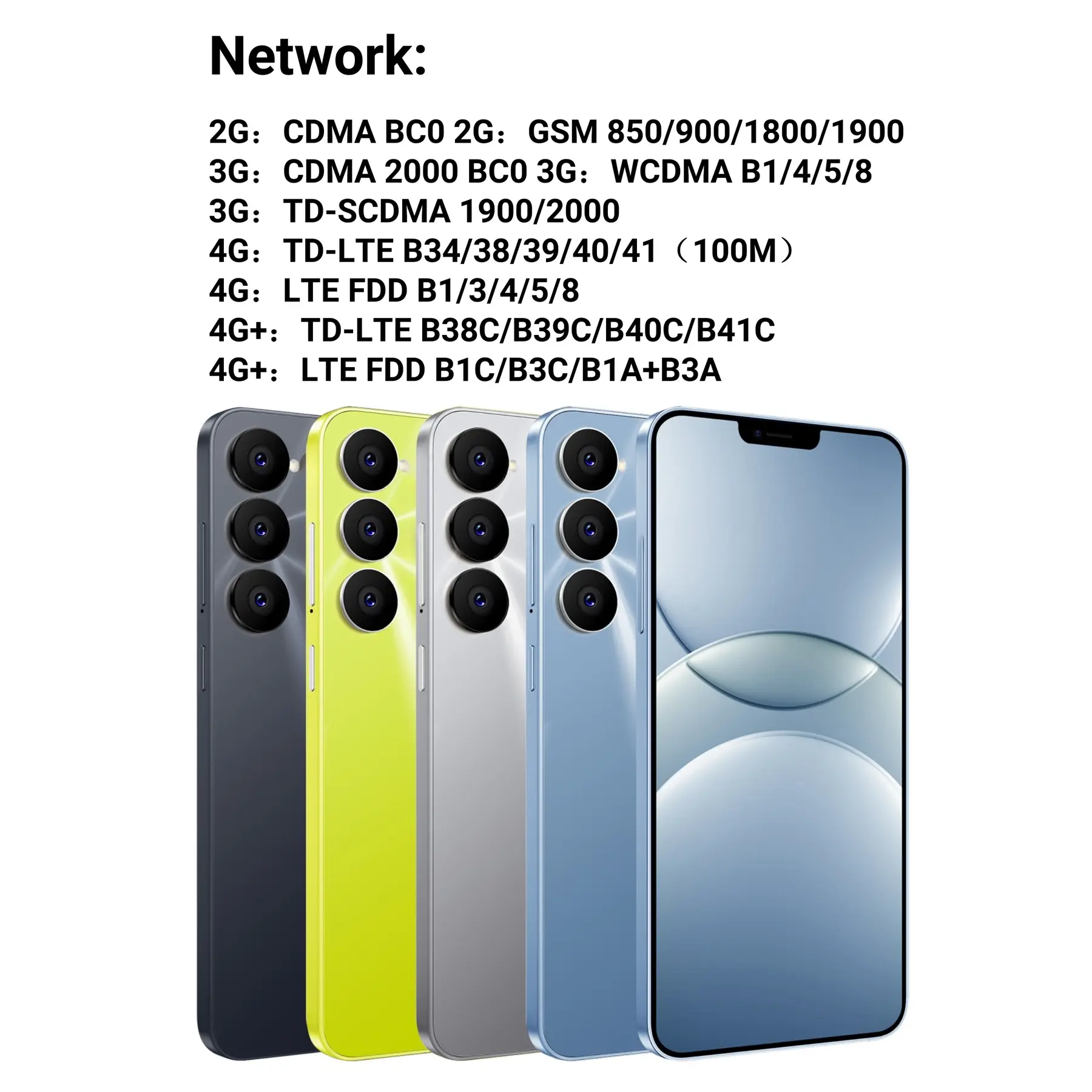 FUFFI 4G smartphone, Modern phone, 6.26-inch high-definition