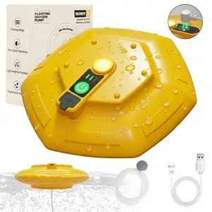 3.0 Updated Live Bait Aerator Pump, IPX7 Waterproof Grade, Extra Long Battery Runtime, Ideal for Outdoor Fishing Blackouts, Household Fish Tanks & Live Fish Transport