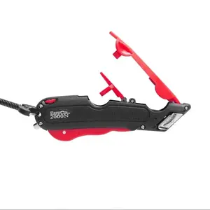 Easy Cut Genuine 2000N Red Safety Box Cutter Knife with Tape Splitter & Holster