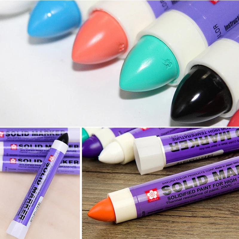 Waterproof Solid Paint Marker Pen Permanent Industrial Marker for Metal Tire High Temp | Computers & Office Equipment