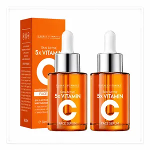 Vitamin C Face Serum with Hyaluronic Acid & Aloe Vera - Gentle Anti-Aging Daily Moisturizer for Fine Lines, Wrinkles & Sensitive Skin, 1 Fl Oz