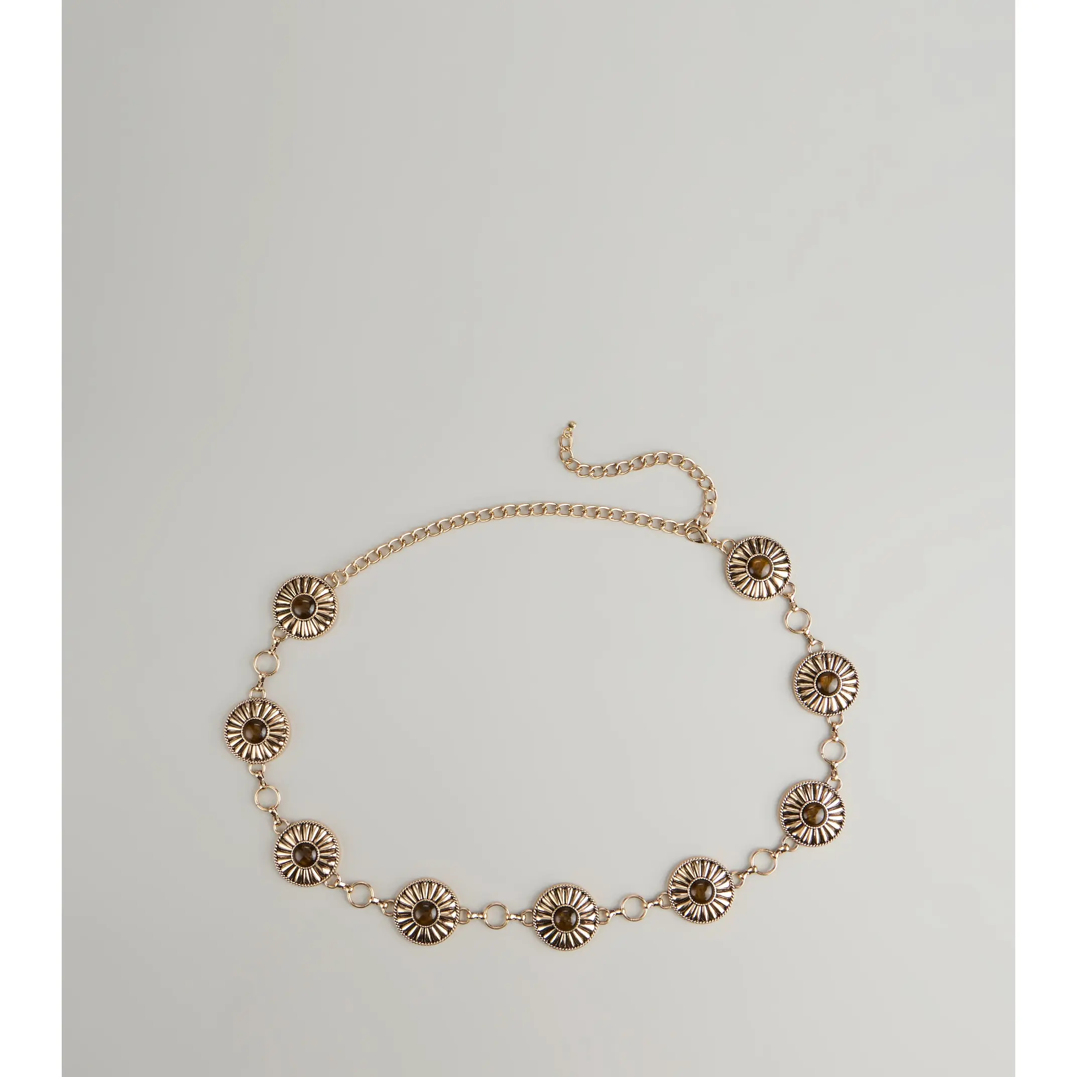 Sundown Radiance Concho Chain Belt Sundown Radiance Concho Chain Belt