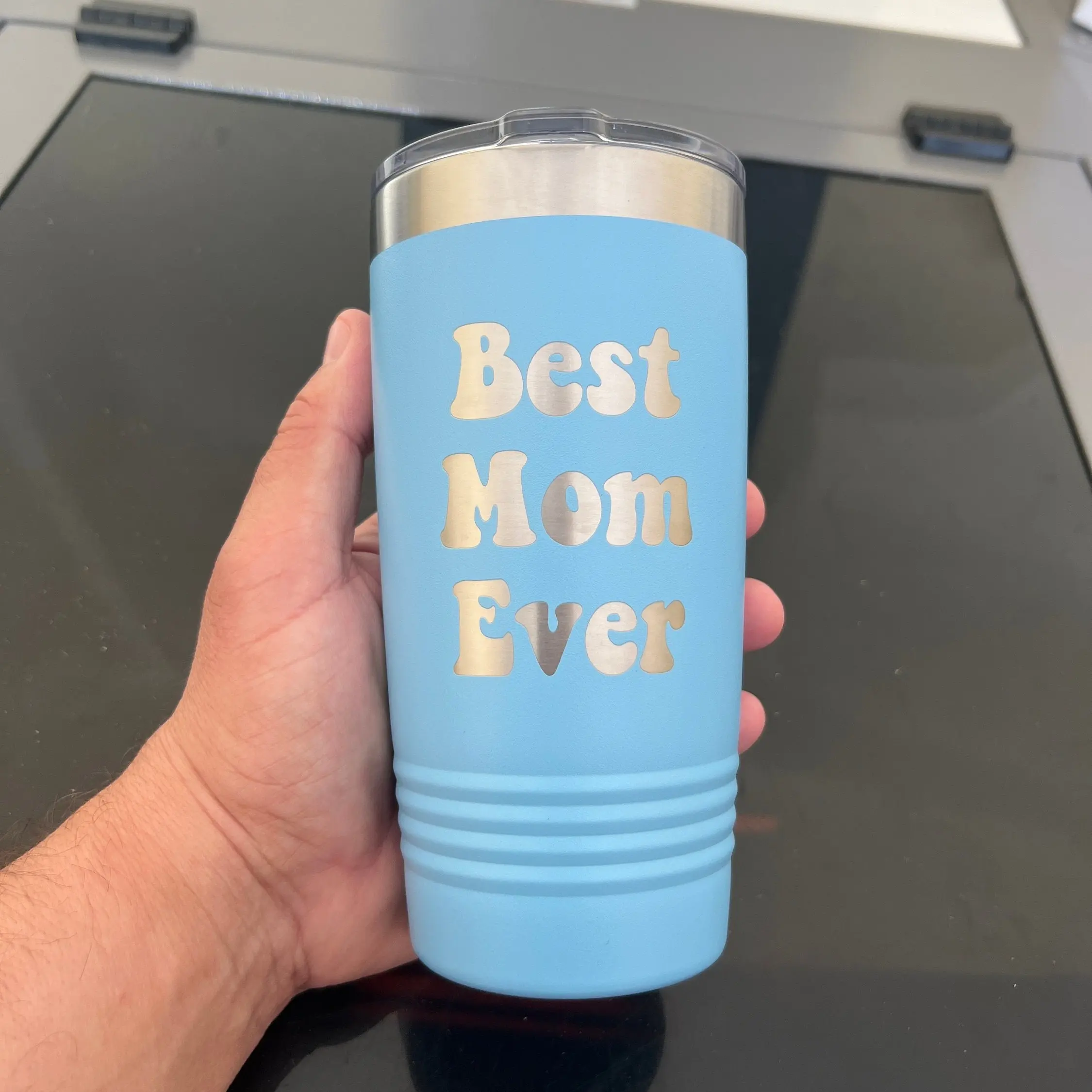 Personalized 20 oz Tumbler Print Your Logo, Your Name, Laser Engraved Cup, Bulk Tumblers, Water Bottles