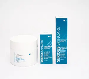 SERIOUS SKINCARE A-Defiance Retinol Serum, Cream, & Pads