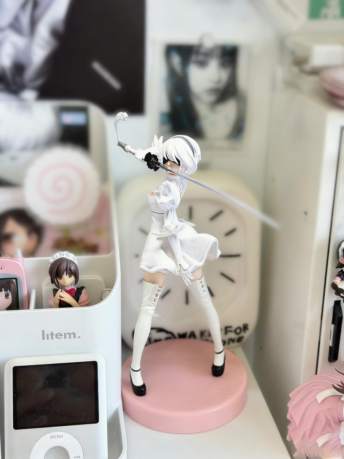 Nier Automata 2B Action Figure PVC Anime Model Collectible Yorha No 2  Desk Display Ornament Anime Toy TikTok Trending Waifu Figure Gift for Fans Collectors Cosplay Lovers Room Decor