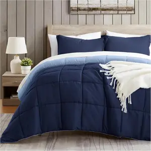 Twin Comforter, Red Comforters Twin XL Size, 2 Down Alternative Comforter Lightweight, Quilted, Sets