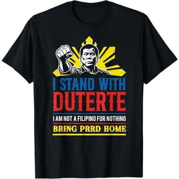 Support Duterte – Stand with Duterte Against ICC Charges T-Shirt