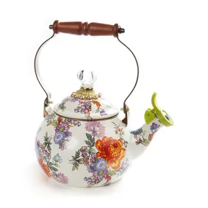 MacKenzie- Childs 2-Quart Whistling Tea Kettle MacKenzie- Childs 2-Quart Whistling Tea Kettle