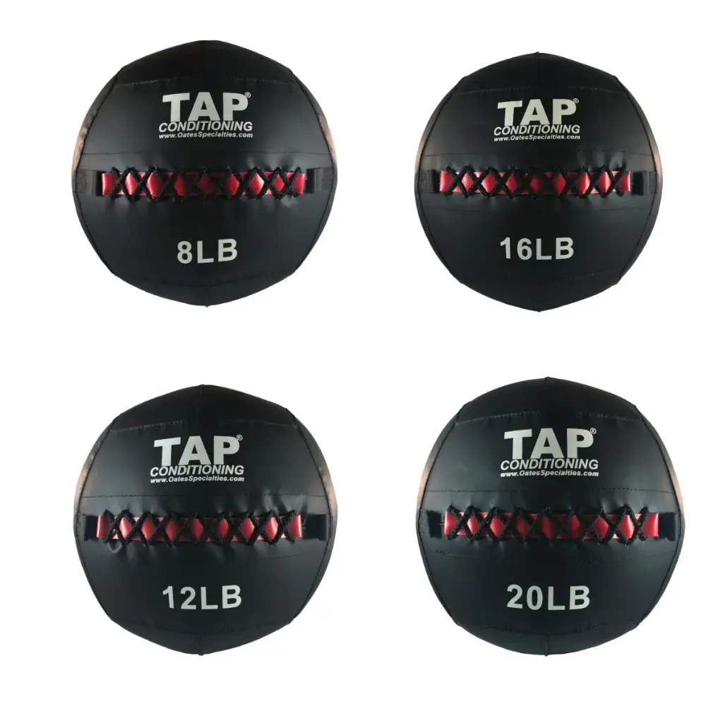TAP® Soft Medicine Ball – Soft‑Shell Wall Ball for Safer Grip, Wrist, and Rotational Power Training