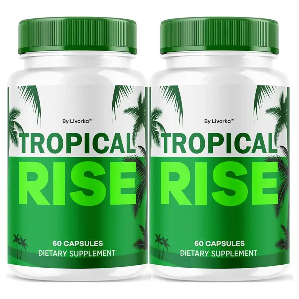 Tropical Rise for Men Pills - Official TropicalRise Support Capsules All Natural Advanced Formula, Tropicalrise Supplement Pills for Overall Health & Wellness, 120 Capsules for 2 Months