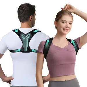 Upper Back Brace Posture Corrector For Women & Men,Lightweight Back Straightener Posture Corrector For Men,Adjustable Upper Back Support,Clavicle Brace For Round Shoulder & Hunchback