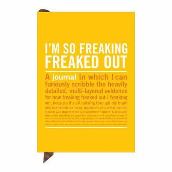 USED-Knock Knock I'm So Freaking Freaked Out Mini Inner-Truth Journal by Knock Knock (Paperback)