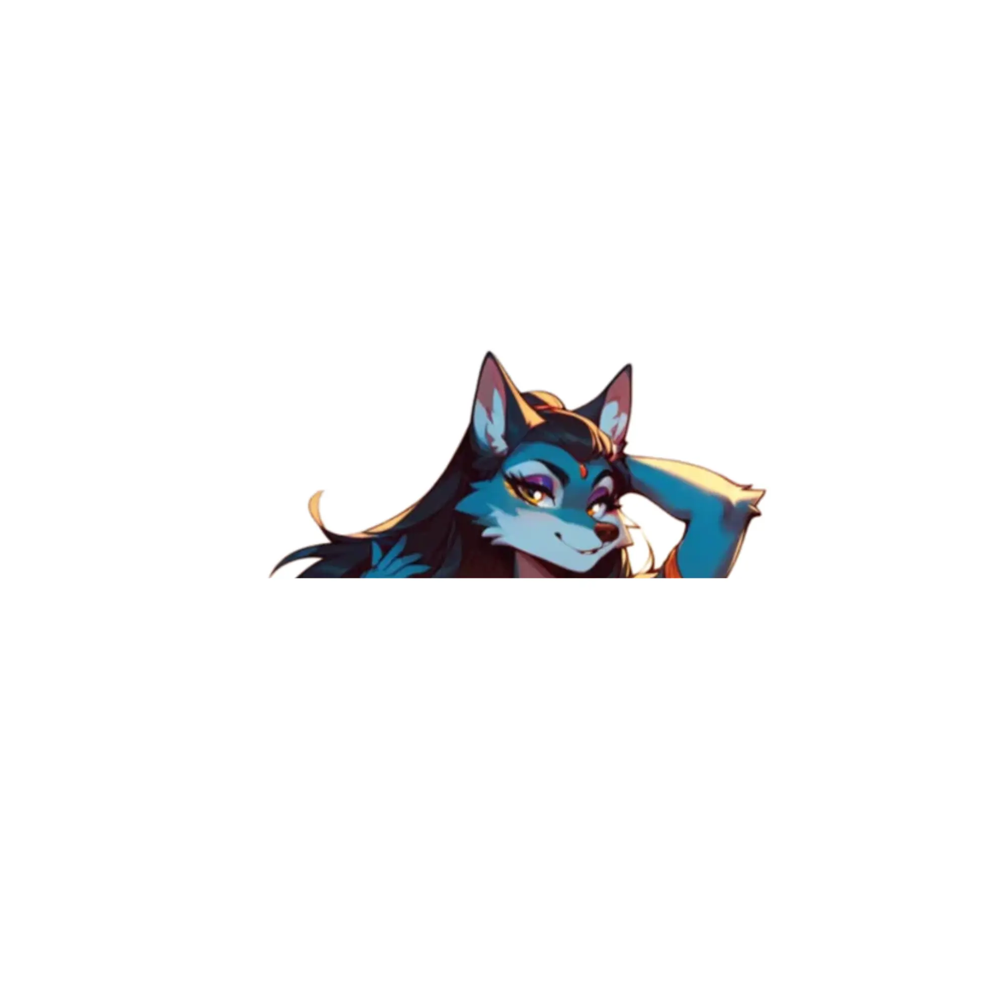 wolf Sticker – Anime Sticker, Laptop, Car sticker , Sticker